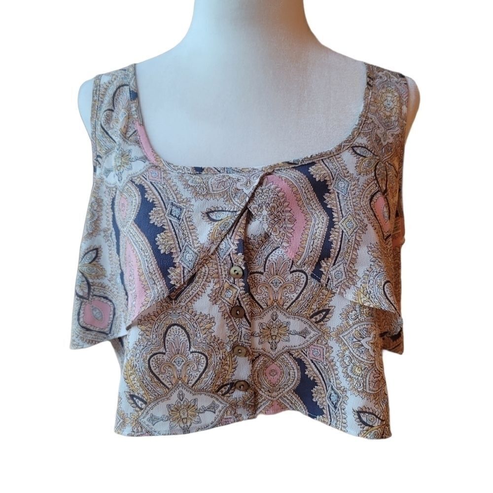 BCBGENERATION Floral Crop Top Size XS